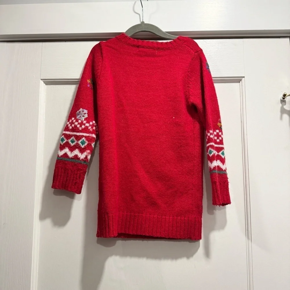 Nordstrom Margaux and Lexi Girls Holiday Magic Unicorn Pegasus Sweater Christmas